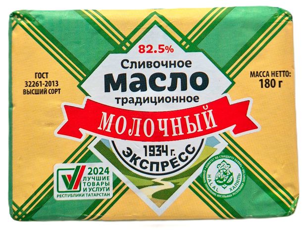 

Масло сливочное Алексеевское Традиционное 82.5% 180 г