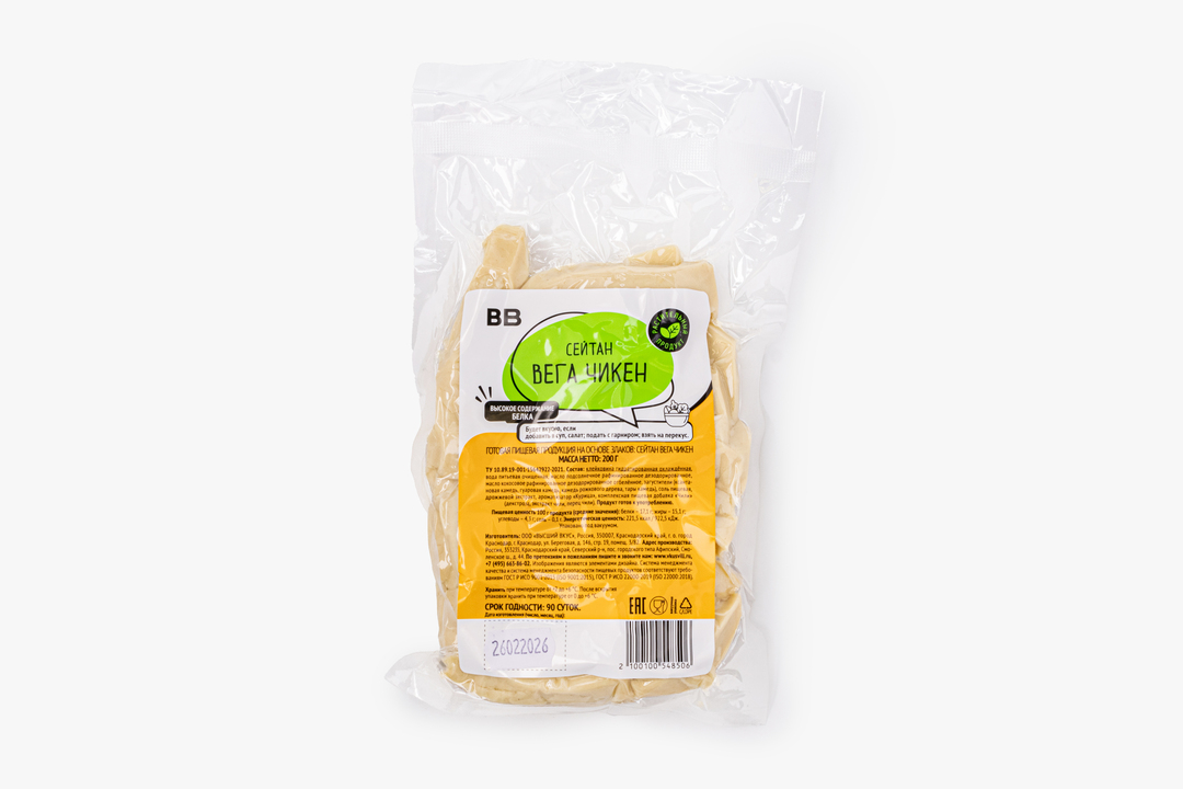 

Сейтан Вкусвилл Вега курица 200 г