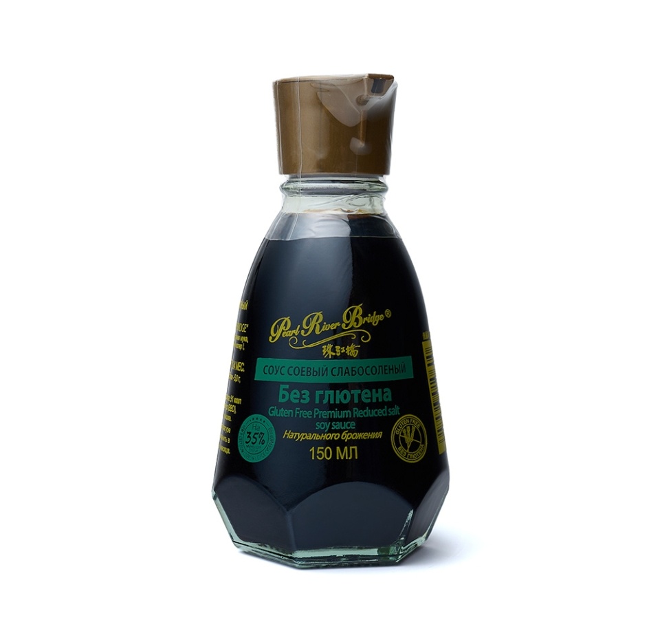 

Соус соевый Pearl River Bridge слабосолёный без глютена 150 мл