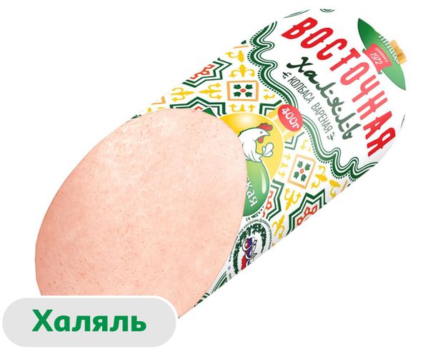 

Колбаса вареная Чебаркульская птица Восточная Халяль 400 г