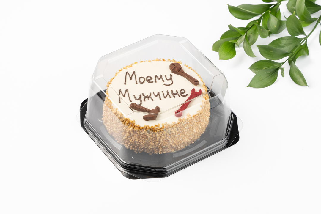 

Торт биг-бенто ВкусВилл Моему мужчине клубника-малина 640 г