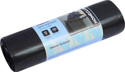 

Пакеты для мусора Homeclub160 л 10 шт.