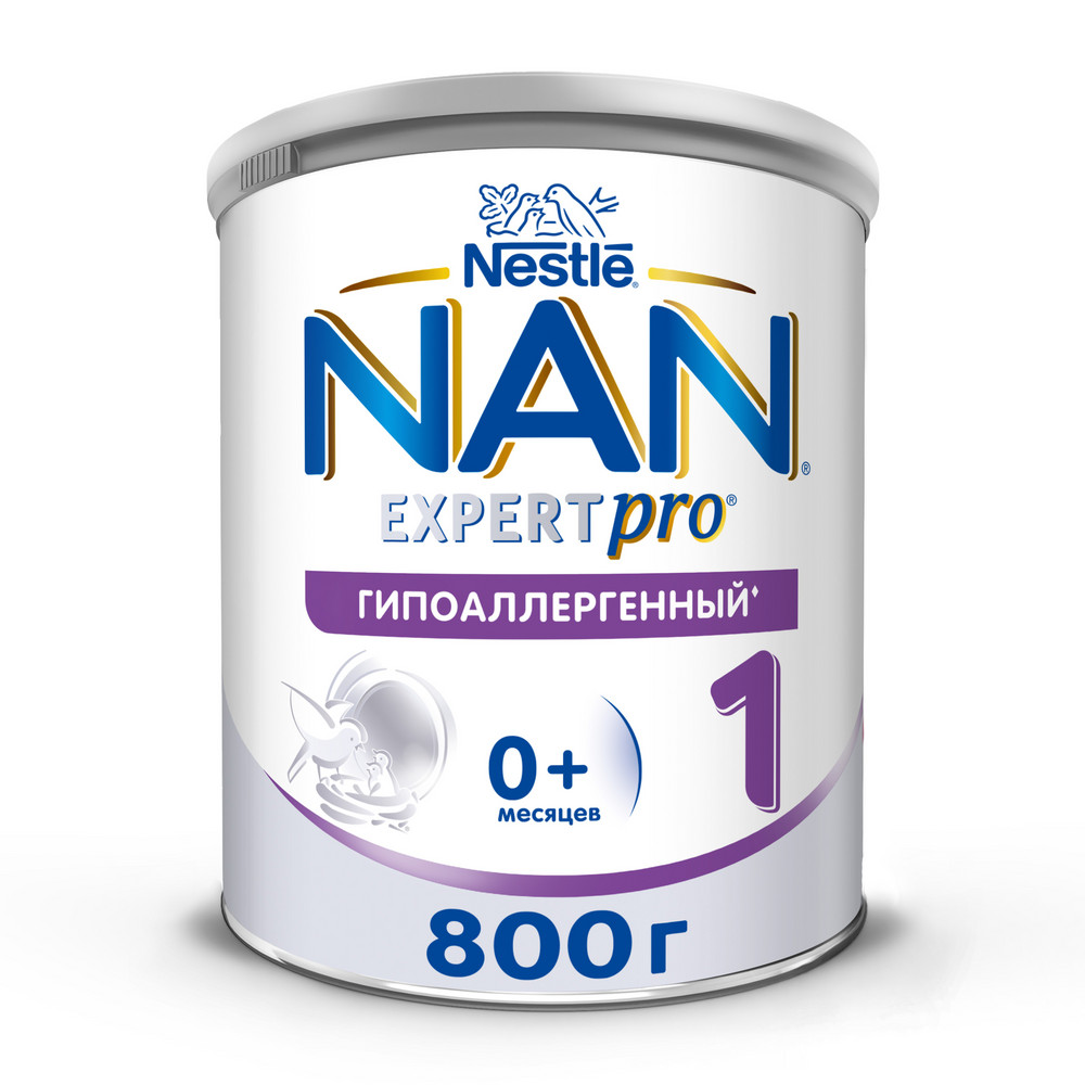 

Смесь сухая с бифидобактериями NAN Expertpro 1 Гипоаллергенный с рождения 800 г
