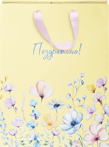 

Пакет подарочный City Home Trade Home spring 22.7 х 18 х 10 см эффект 1 шт.