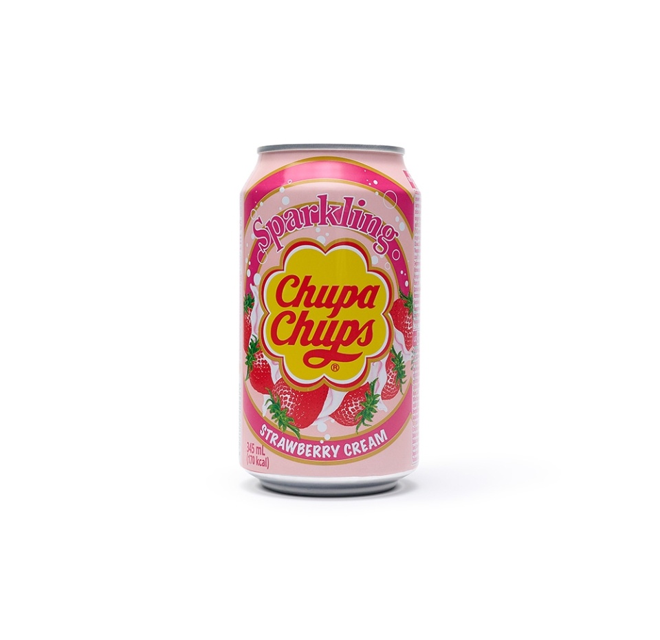 

Напиток сильногазированный Chupa Chups клубника со сливками 345 мл