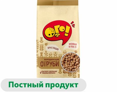 Отруби ржаные Ого! Бородинские экструдированные 200 г