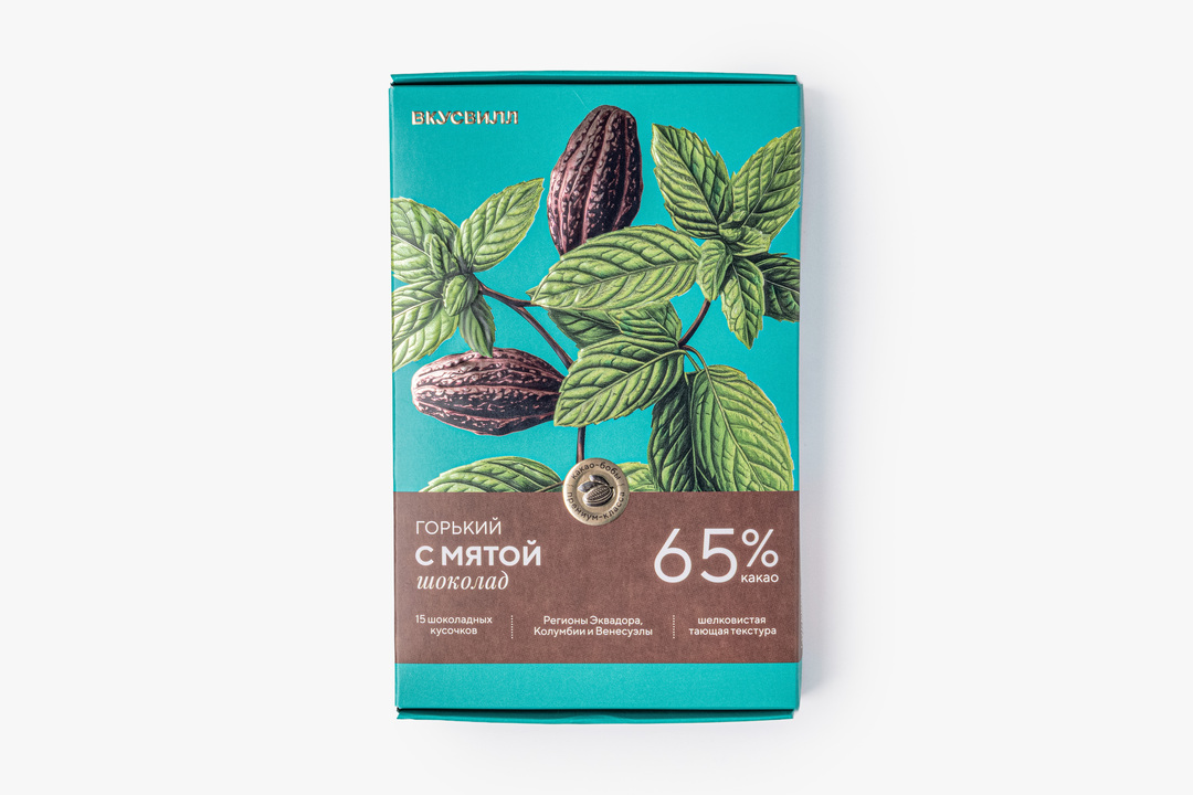 

Шоколад горький с мятой