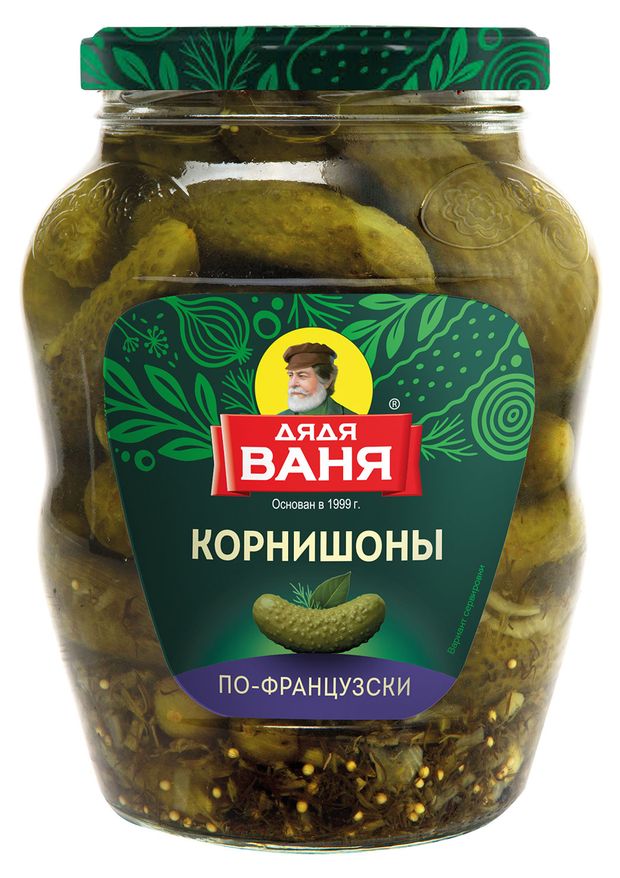 

Корнишоны Дядя Ваня консервированные по-французски 680 г