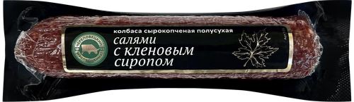 

Колбаса сырокопченая Череповецкий мясокомбинат Салями с кленовым сиропом полусухая 190 г