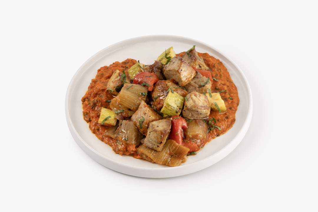 

Шашлык ВкусВилл из свиного окорока с аджапсандали 500 г