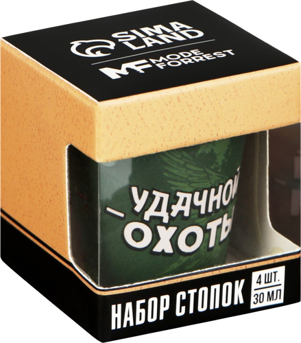 

Набор стопок Сима-Ленд Удачной охоты 30 мл 4 шт.