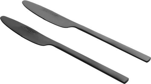 

Набор ножей столовых Homeclub Matt black нержавеющая сталь 2 шт.