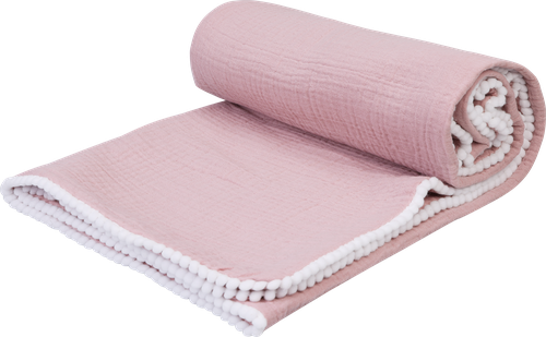 

Плед Homeclub 75 x 100 см муслин арт. KY-4 розовый