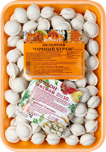 

Пельмени ИзОлимп Сочный кураж 800 г