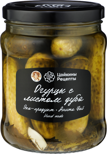 

Огурцы Цойкины рецепты с листом дуба 870 г