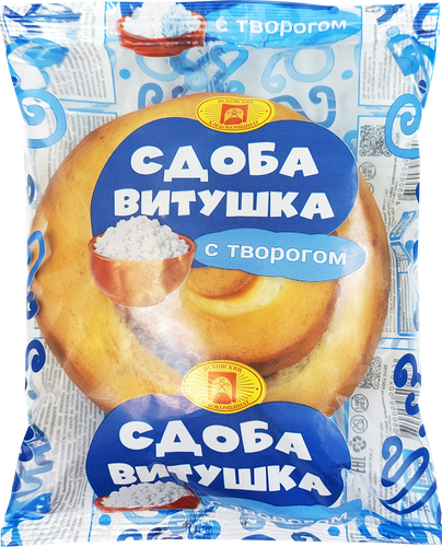 

Сдоба Псковский хлебокомбинат Витушка с творогом 75 г