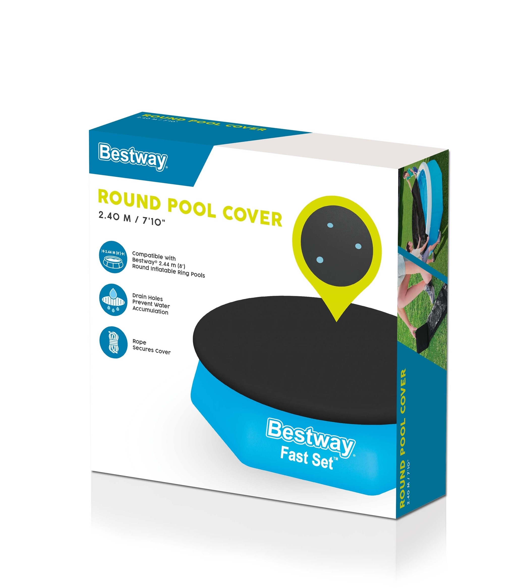 

Тент Bestway для бассейна с надувным бортом 244 см цвет в ассортименте