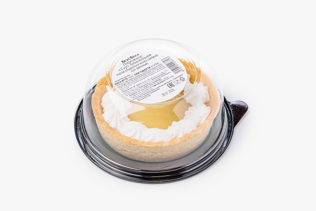 

Пирожное ВкусВилл Тарт лимонный 110 г