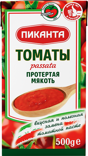 

Мякоть Пиканта томатов протертая 500 г