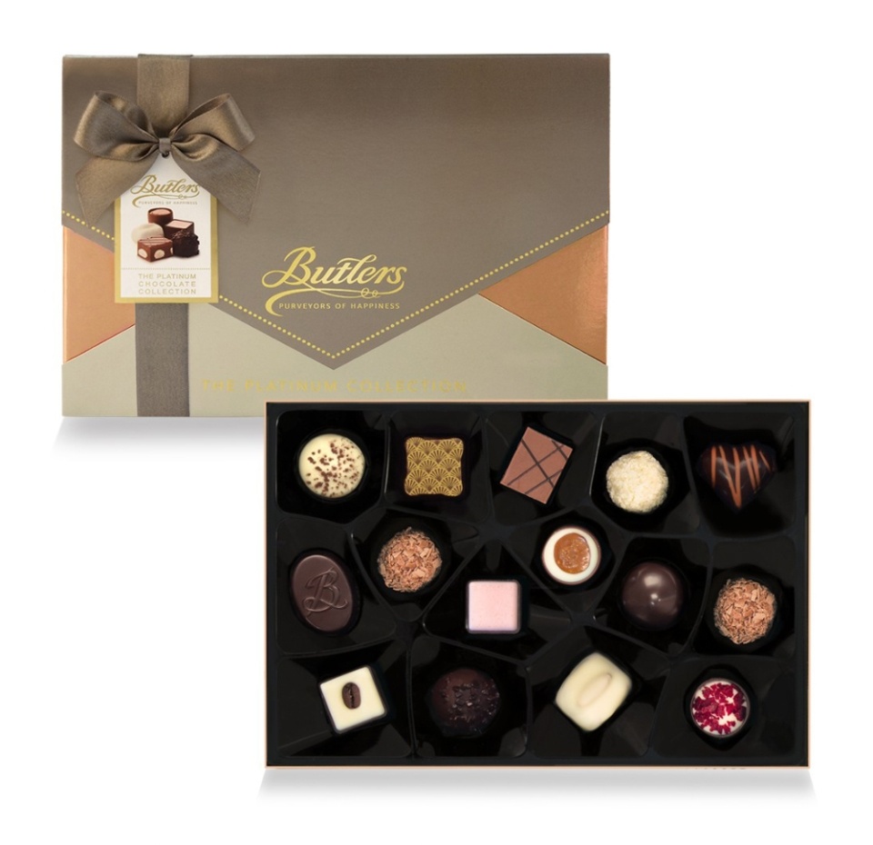 

Конфеты шоколадные Butlers The Platinum Collection 210 г