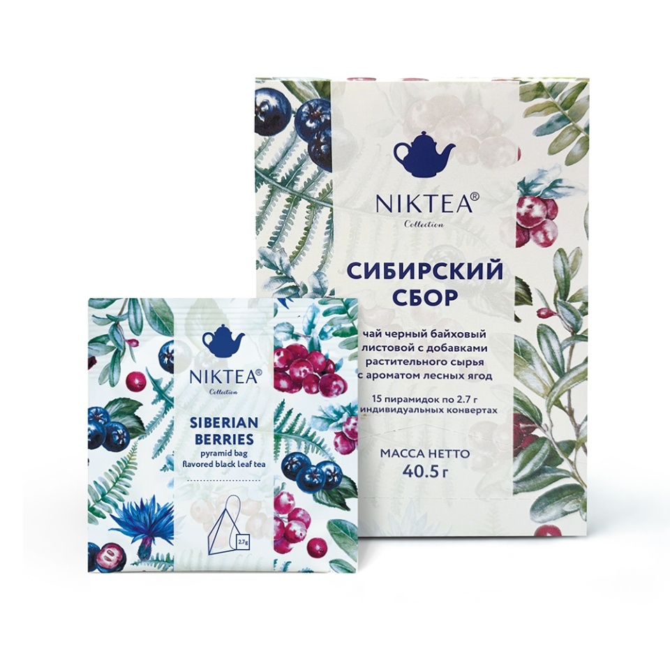 

Чай черный Niktea Сибирский Сбор 15 пирамидок 40.5 г