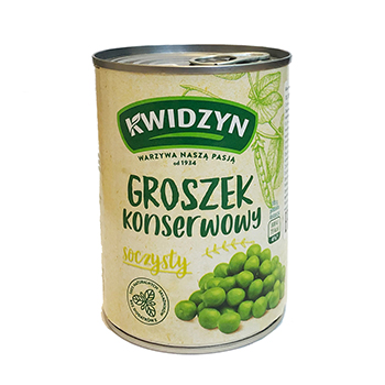 

Горошек зелёный Kwidzyn консервированный 400 г