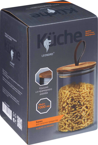 

Банка для хранения Leonord Albero di Marmo 1 л