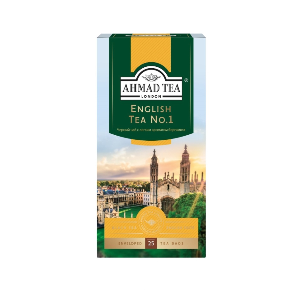 

Чай черный Ahmad Tea English Tea No.1 Бергамот байховый 25 пакетиков