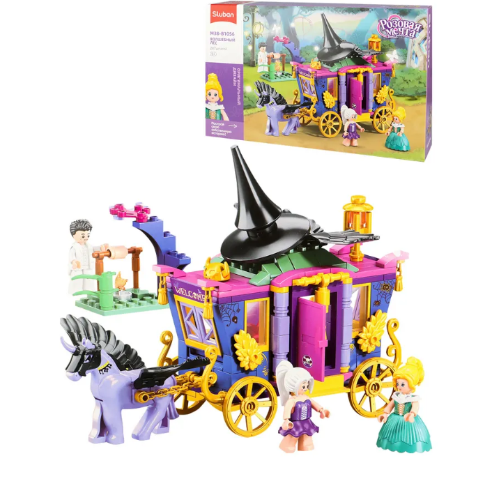 

Конструктор Sluban Карета 267 деталей арт. M38-B1056
