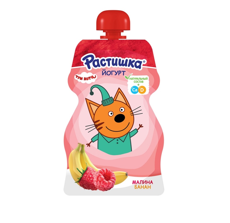 

Йогурт Растишка Малина-банан 2.6% 70 г дизайн упаковки в ассортименте