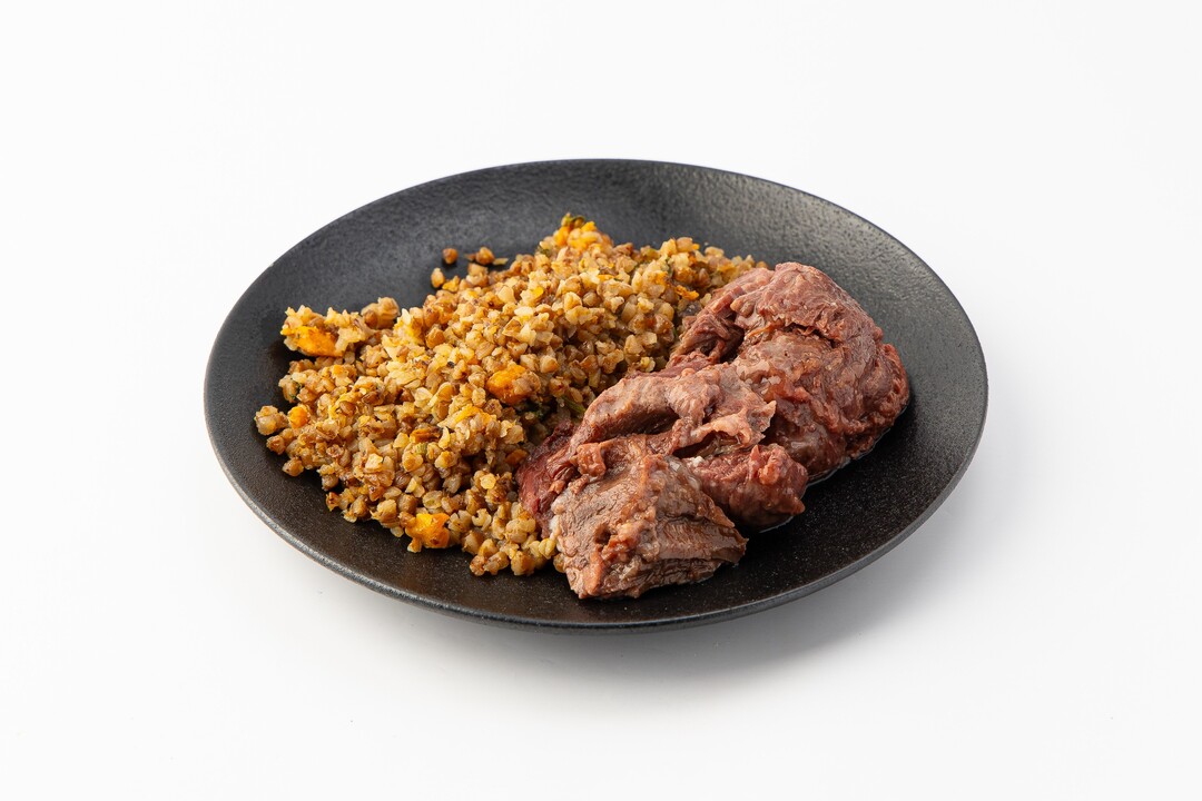 

Щечки томленые ВкусВилл с гречкой 300 г