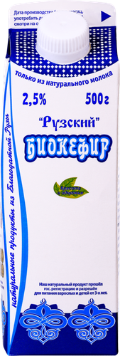 

Биокефир Рузское молоко Рузский 2.5% 500 г