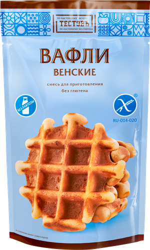 

Смесь для выпечки Тестовъ вафли венские без глютена 200 г