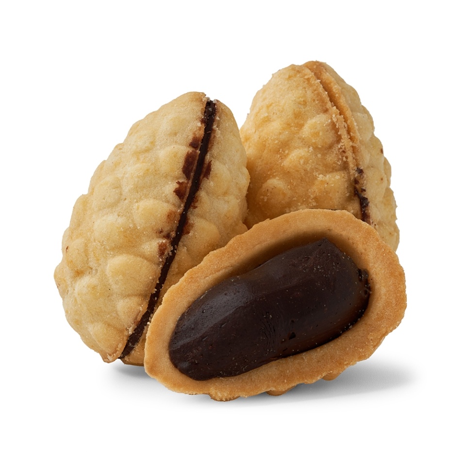 

Печенье Азбука Вкуса Шишки с кремом какао 255 г