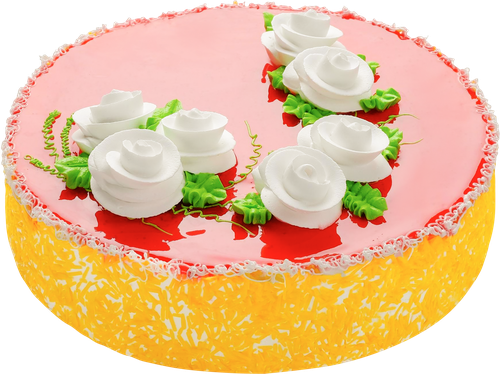 

Торт Новокузнецкая КФ Весенняя фантазия с персиками 1.5 кг