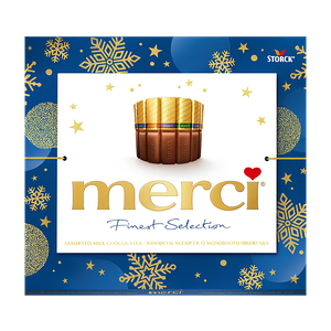 Конфеты Merci Ассорти из молочного шоколада 250 г