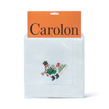 

Салфетка с вышивкой Carolon Винтажные новогодние игрушки 43 х 43 см 1 шт.