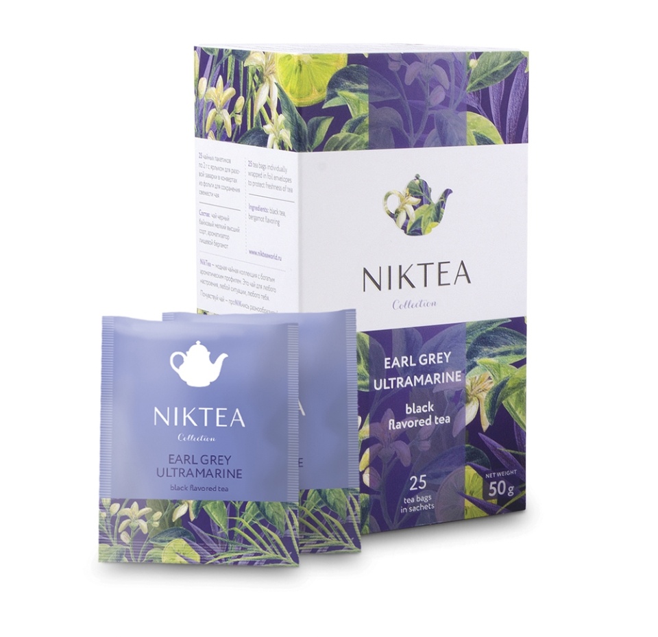 

Чай черный Niktea Earl Grey Ultramarine 50 г
