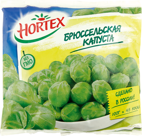 

Капуста брюссельская Hortex замороженная 400 г