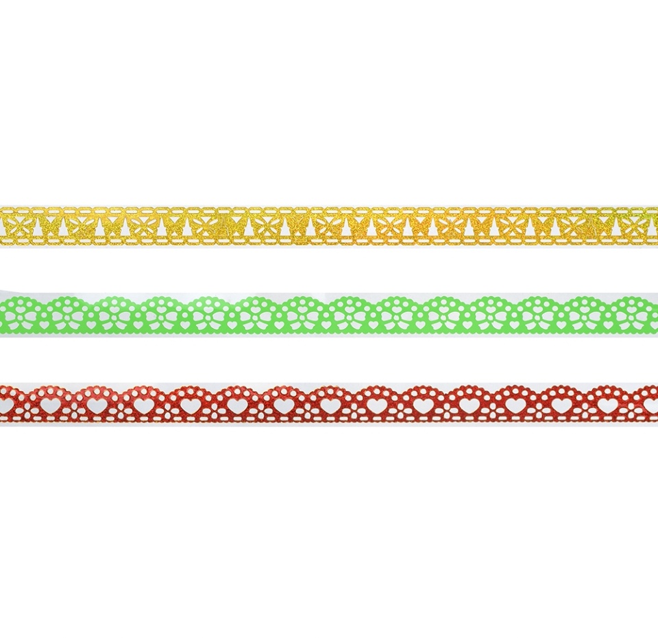 

Набор клейких лент для декорирования яиц, Marmiton, 3 шт. 100*1.8 см, Китай