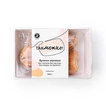 

Набор булочек Так Можно Зерновые без глютена 240 г