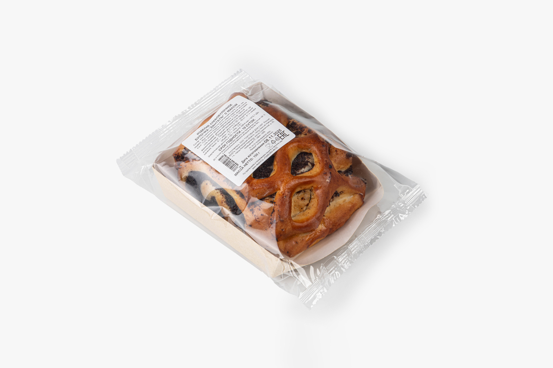 

Булочка Дантель с маком 150 г