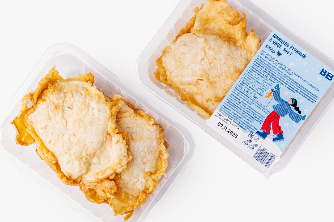 

Шницель ВкусВилл куриный в яйце 360 г