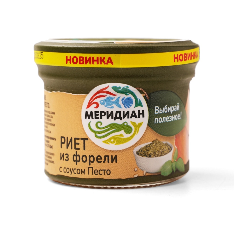 

Риет из форели Меридиан с соусом Песто 100 г