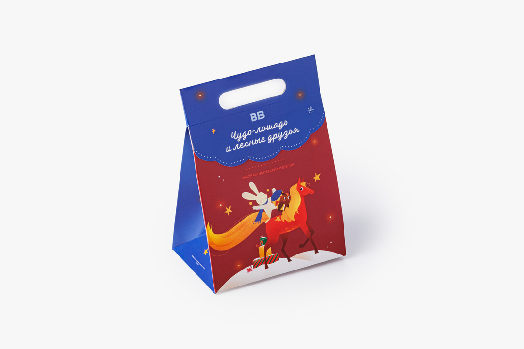 

Набор кондитерских изделий ВкусВилл Чудо-лошадь и лесные друзья 180 г