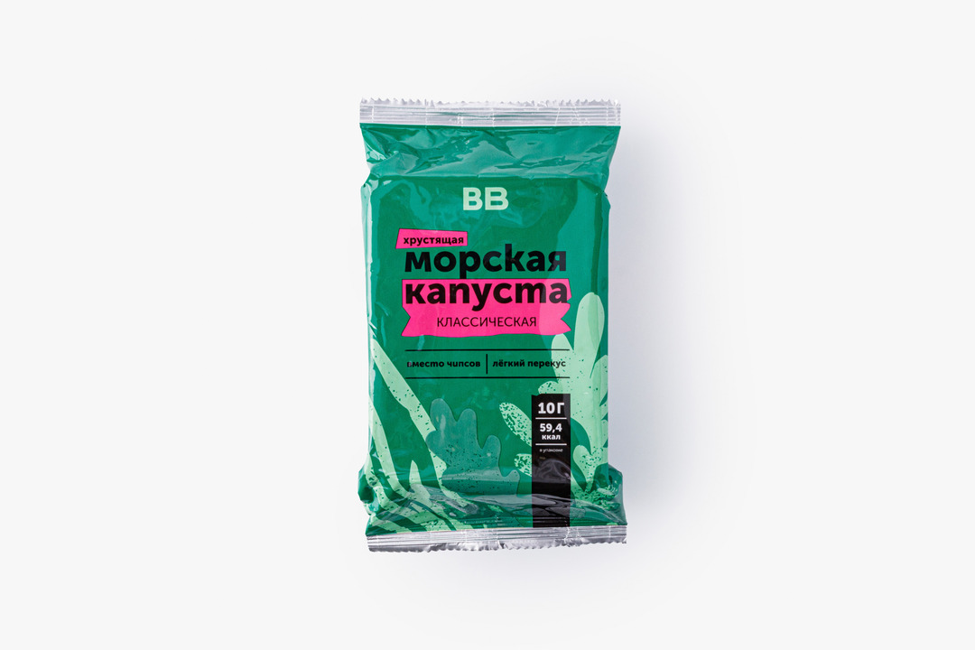 

Морская капуста хрустящая классическая, 10 г