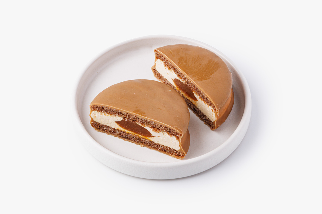 

Пирожное ВкусВилл Бисквит гречишный с суфле и карамелью 55 г