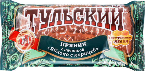 

Пряник тульский Ясная Поляна с начинкой яблоко с корицей 130 г