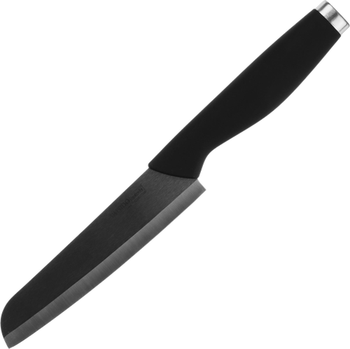 

Нож кухонный керамический Бусидо Satoshi, черный 15 см