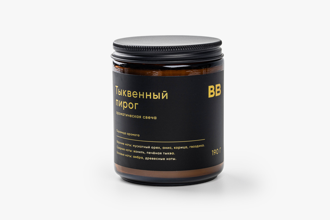 

Ароматическая свеча ВкусВилл Тыквенный пирог